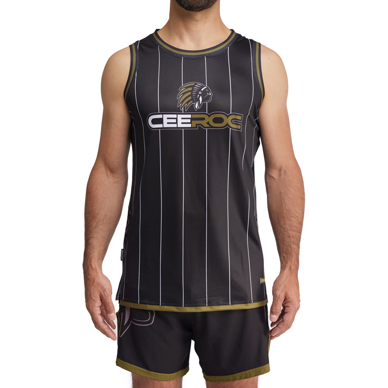 CEEROC MMA Fighter Tank Top Tribe Olive