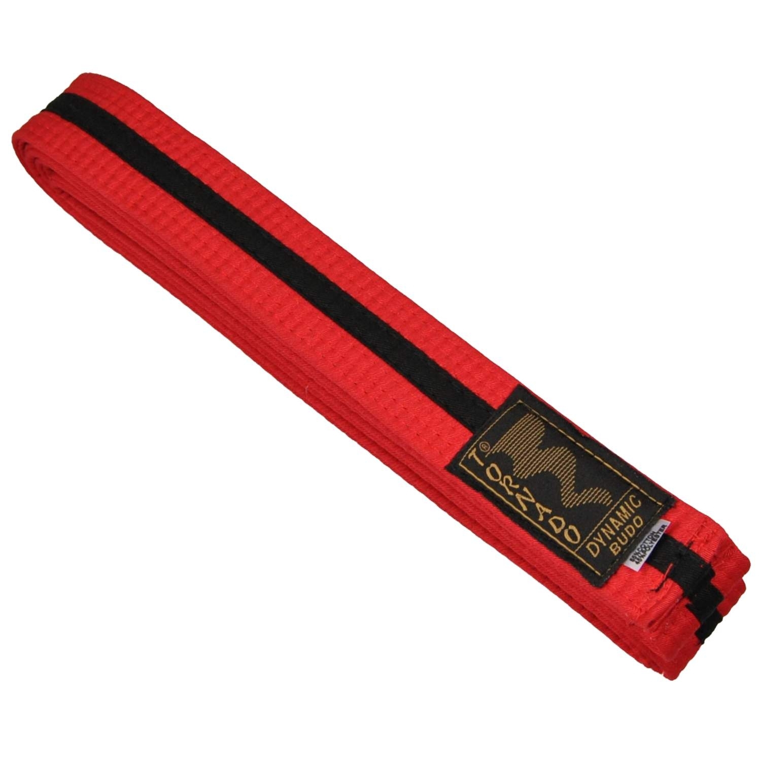 Budogürtel rot-schwarz 240 cm