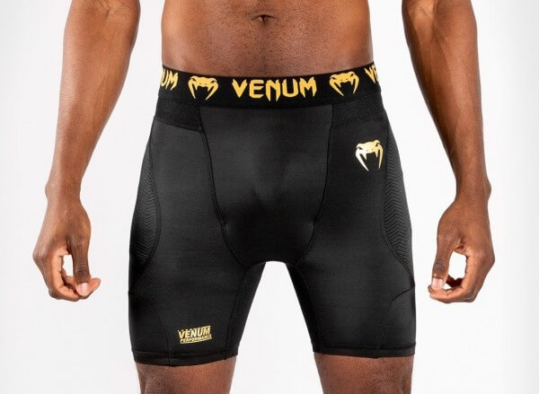 Venum G-Fit Compression Shorts schwarz/gold L