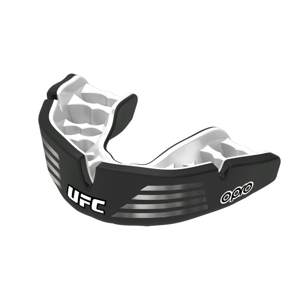 OPRO UFC Zahnschutz Instant Custom Fit schwarz/silber Senior
