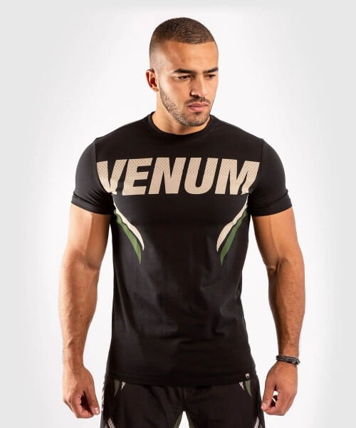 Venum ONE FC2 T-Shirt - Black/ Khaki S