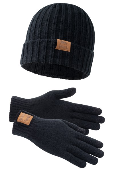 LONSDALE Unisex Mütze und Handschuh Set