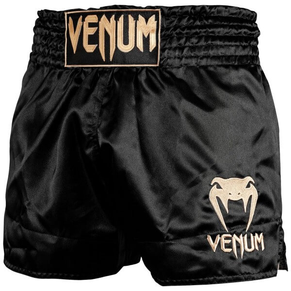 VENUM Classic Muay Thai Shorts - Black/ Gold