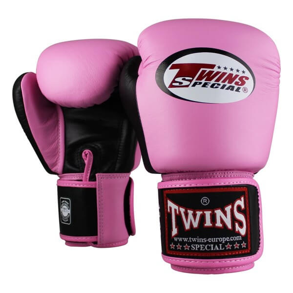 TWINS Boxhandschuhe Muay Thai Leder BGVL-3 PINK/BLACK