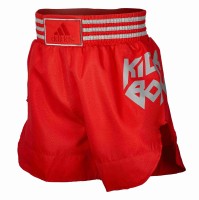 ADIDAS Kickboxing Shorts - Rot-Silber