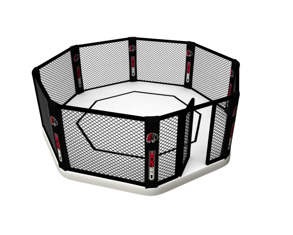 CEEROC MMA Käfig Cage 5 Meter mit 10 cm Boden Erhöhung