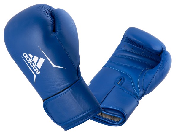 ADIDAS Speed 175 WAKO Leder Boxhandschuhe blau