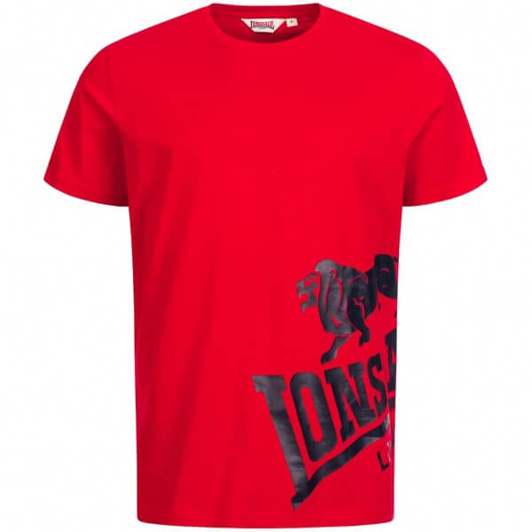 LONSDALE T-Shirt Herren Dereham Red