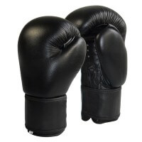 Boxhandschuhe Top-Modell schwarz Echtleder 8 oz