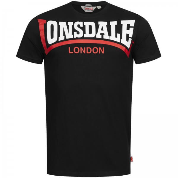 LONSDALE T-Shirt Herren Creaton Black