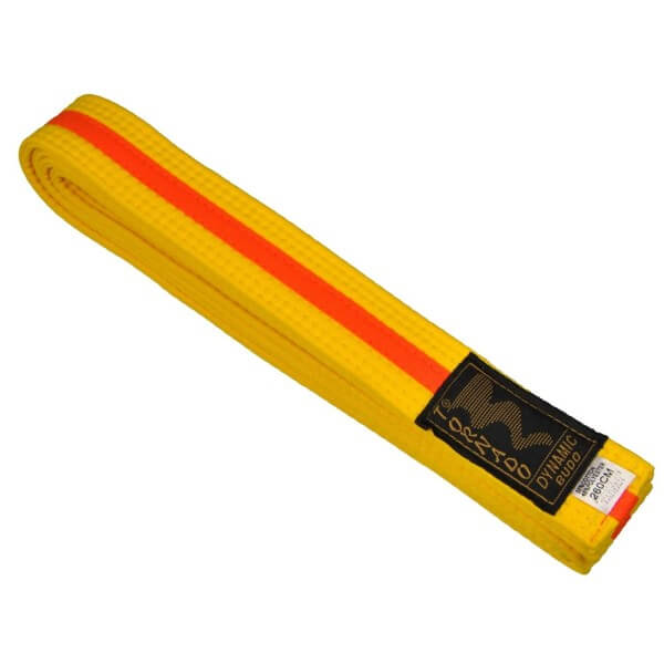 Budogürtel gelb-orange 280 cm