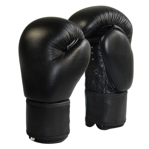 Boxhandschuhe Top-Modell schwarz Echtleder 10