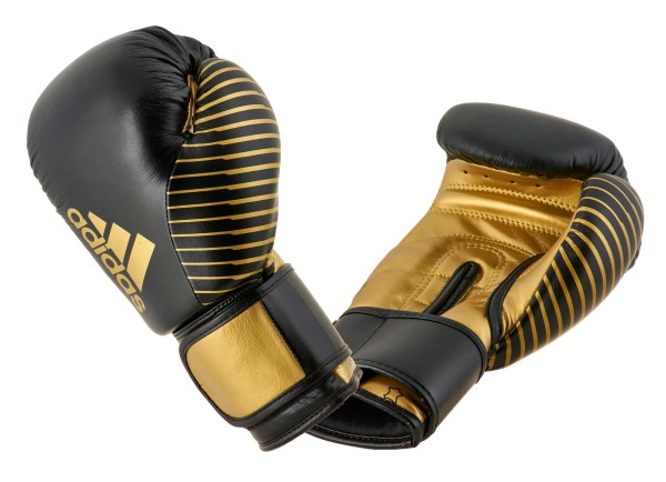 ADIDAS Kickbox Handschuhe Leder black/gold