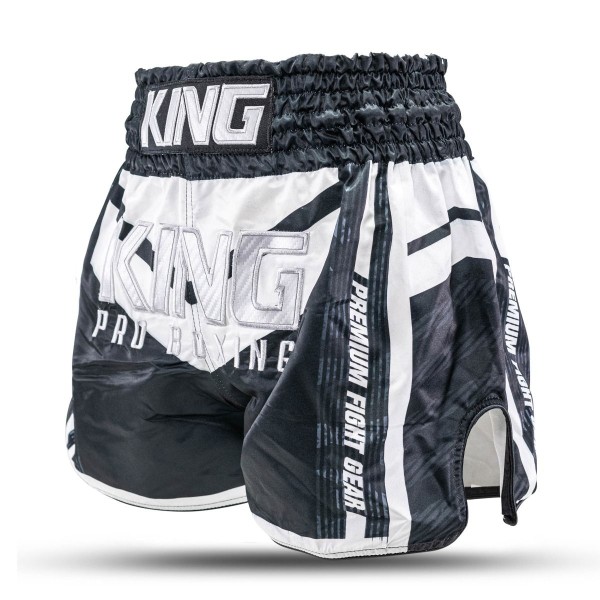 King Endurance Muay Thai Shorts KBP schwarz/weiß