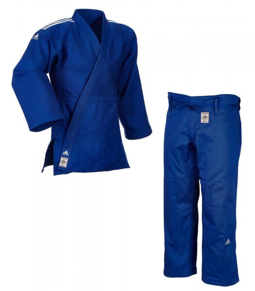 ADIDAS "CHAMPION II" IJF Judogi blau 160