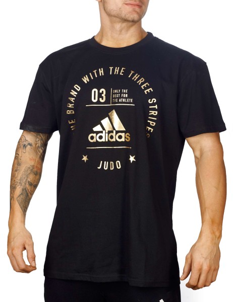 ADIDAS T-Shirt Community Judo "Pro" black/gold