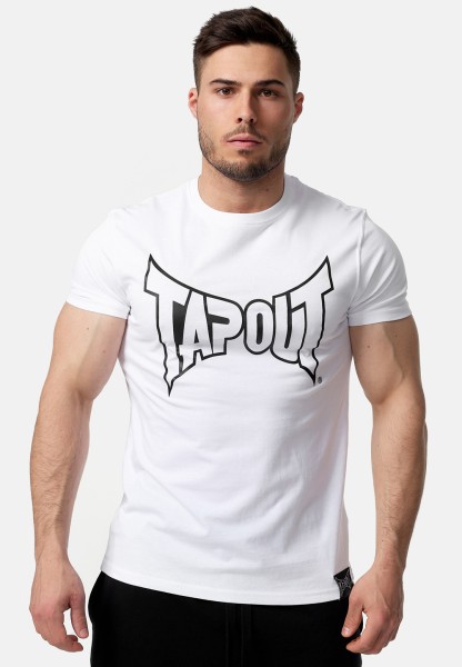 TAPOUT T-Shirt Lifestyle Basic Weiß
