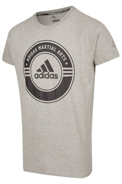 ADIDAS T-Shirt Combat Sport grau-schwarz XS