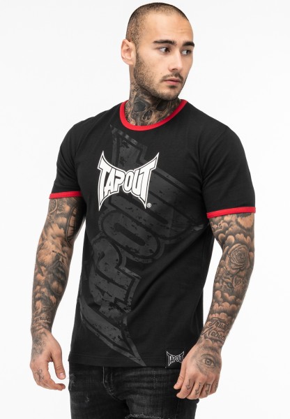 TAPOUT Herren T-Shirt TRASHED normale Passform