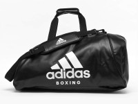 ADIDAS 2in1 Tasche "Boxing" black/white PU, adiACC051