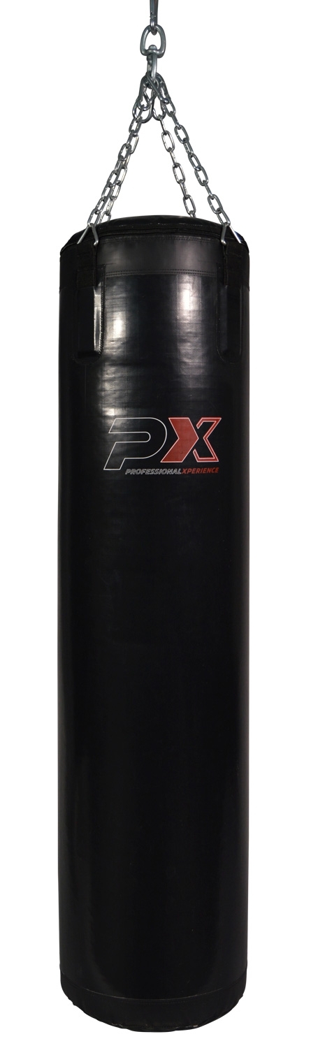 Kette mit Drehw. NEU Boxsack schwarz 80-180x35 cm gefüllt/ Hochfestgewebe Inkl 
