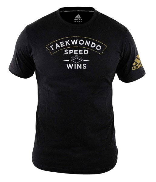ADIDAS Taekwondo T-Shirt "Speed wins" black