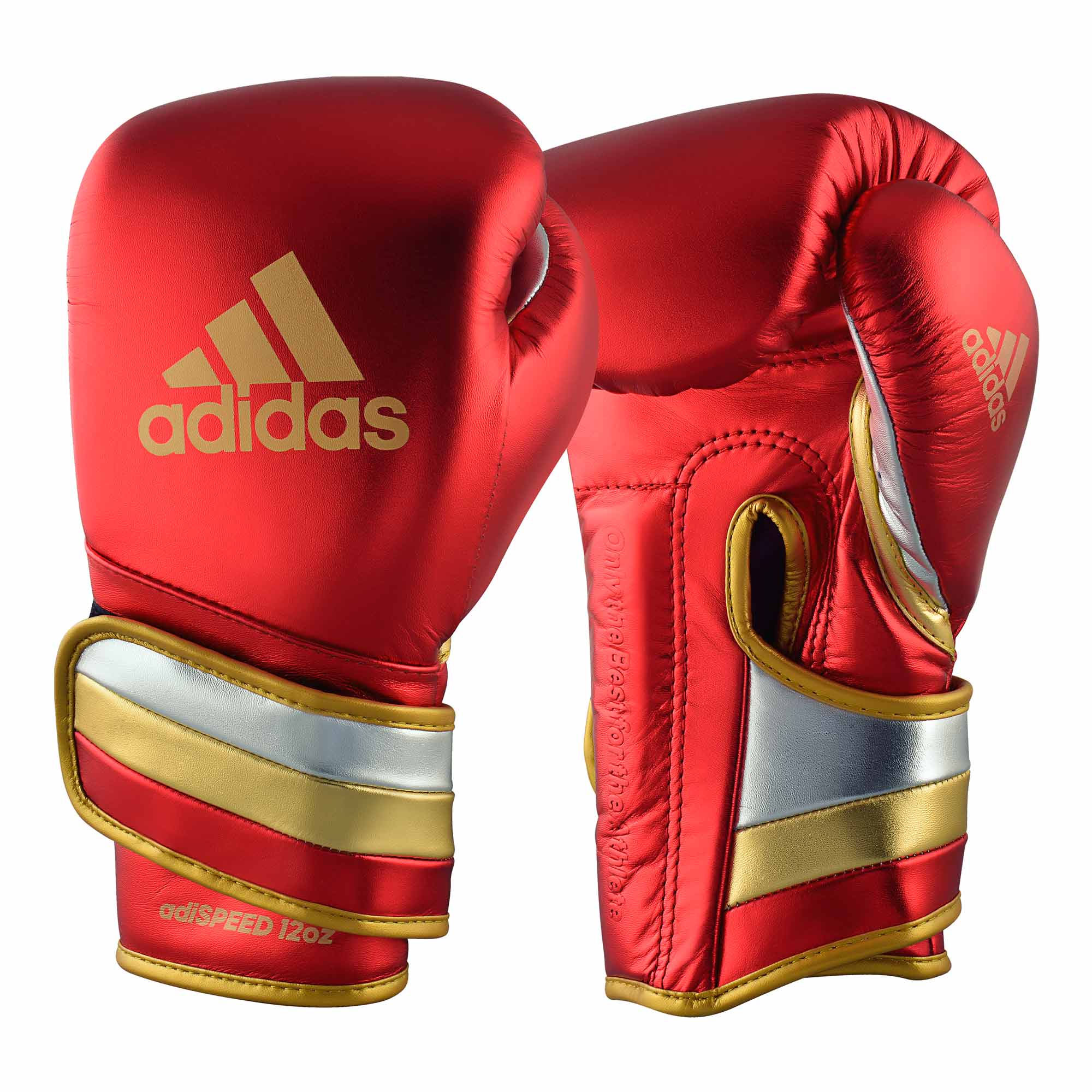ADIDAS Boxhandschuhe adiSPEED strap up Ausrüstung | Handschuhe Boxhandschuhe Kickbox metallic/gold, | red 