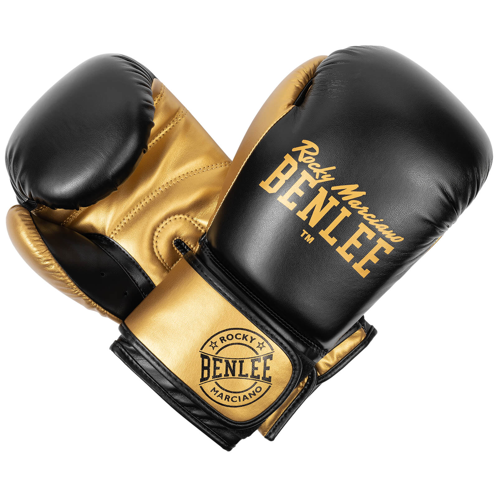 BENLEE Boxhandschuhe Carlos Black/Gold | Junior Equipment | Kids