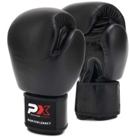PX LEGACY Boxhandschuhe Leder schwarz