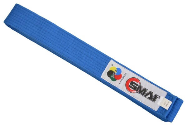 SMAI WKF Wettkampfgürtel blau, 260cm
