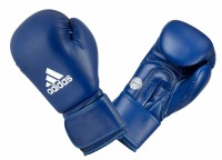 ADIDAS WAKO Boxhandschuhe Training Kickboxen Blau 10oz.