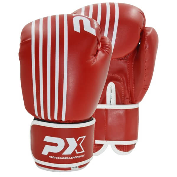 PX Boxhandschuhe SPARRING, PU rot-weiß 16oz