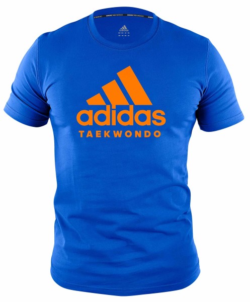 ADIDAS Taekwondo T-Shirt "Performance" blue/orange