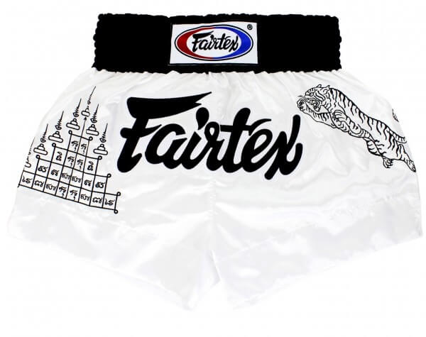 FAIRTEX Thai Shorts weiss BS0637 S