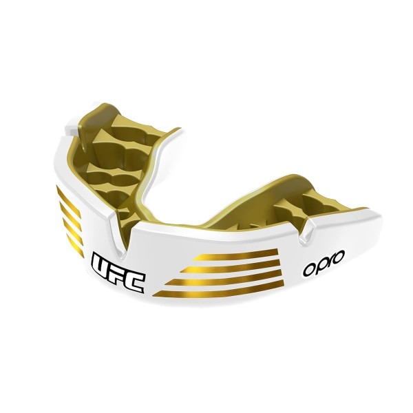 OPRO UFC Zahnschutz Instant Custom Fit weiß/ gold Senior